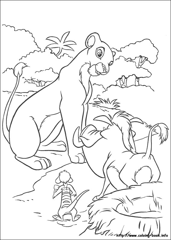 The Lion King coloring picture